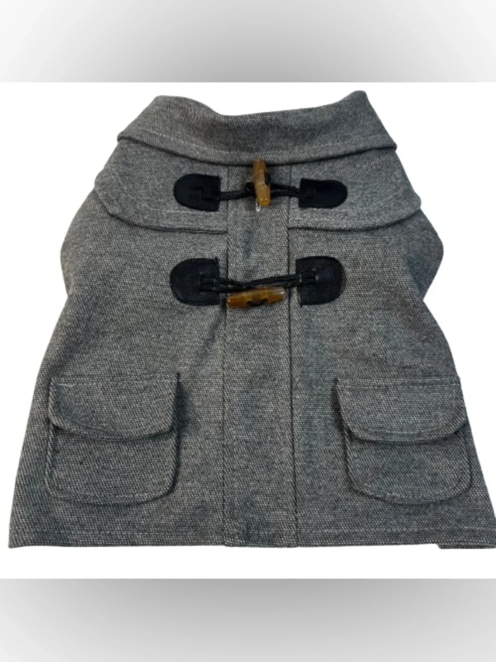 Gray Dog Military Coat